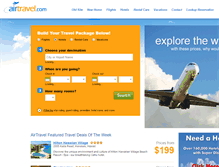 Tablet Screenshot of airtravel.com